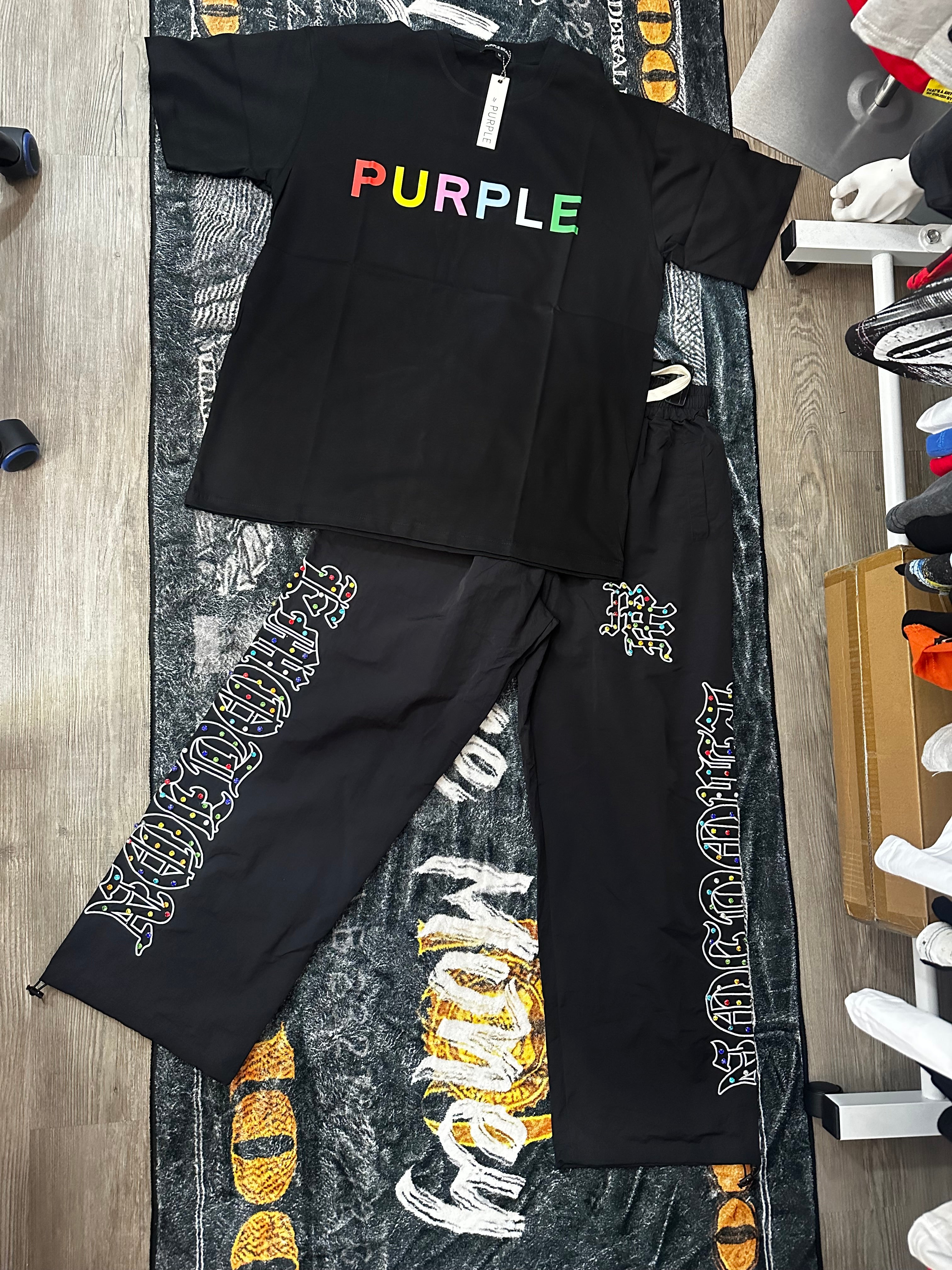 Set: Shirt (Purple) Pant (Mixed Emotion)